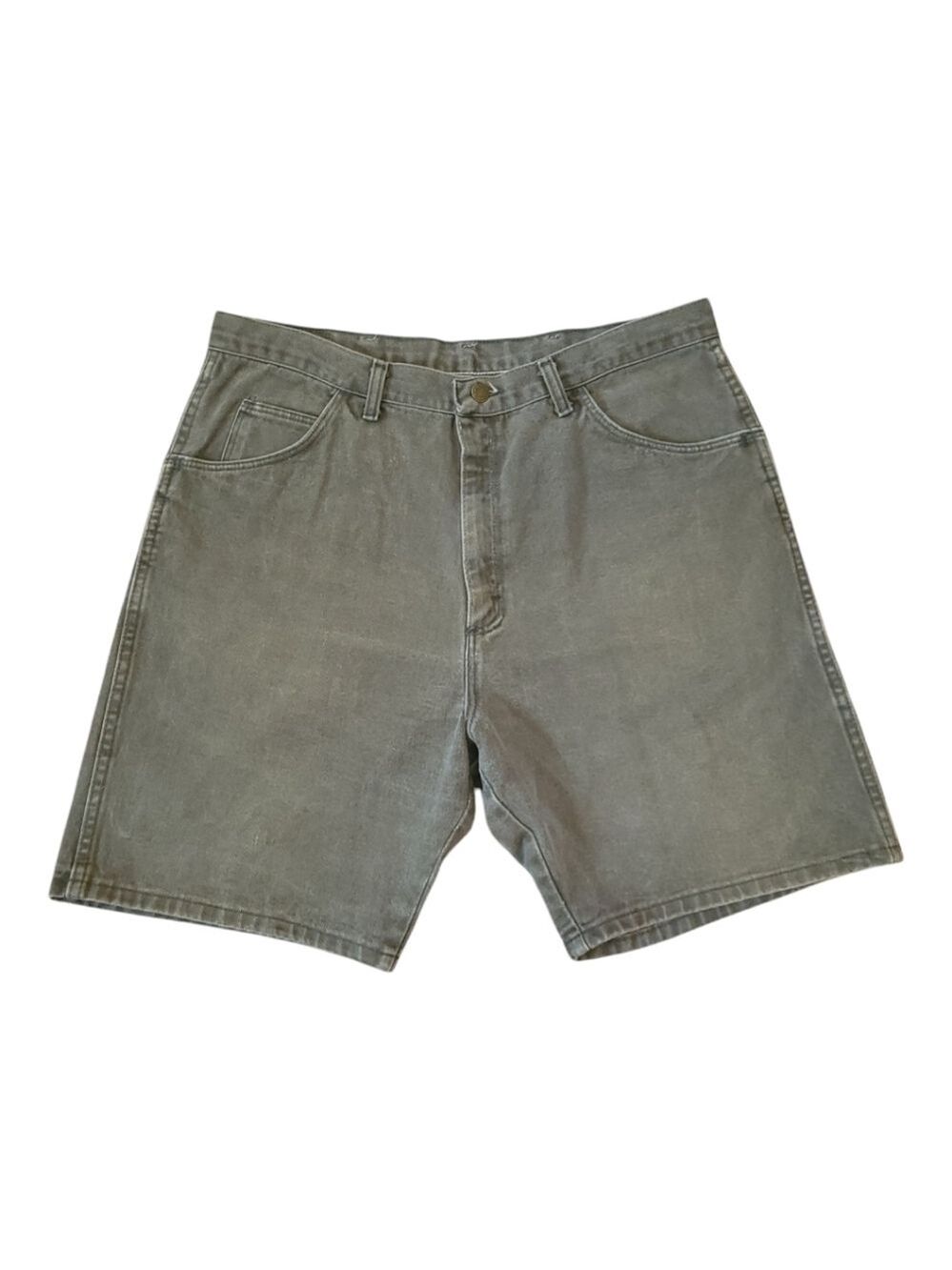Men's 38 Vintage Wrangler Olive Green Jean Denim Shorts